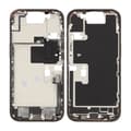 Pikkukuva 1 / 5: Middle frame with small parts for iPhone 16 Pro - Sand colored Titanium OEM