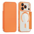 iPhone 17 Pro MagSafe RFID Blocking PU Leather Cover - Orange