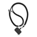 Mobilband Halsband Justerbart Universal - Svart