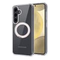 Matte case 360 ​​rotating bracket Mobile Phone Case For Samsung S24 Plus transparent
