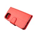 iPhone 12/12 Pro Plånboksfodral Extra Kortfack Rvelon - Röd