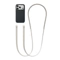 Crossbody Strap för iPhone mobilskal - Ljusgrå