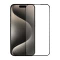 Rvelon Skärmskydd 2.5D Härdat Glas för iPhone 14 Pro/15/16 - 20-pack med Monteringsram
