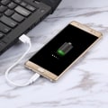 Miniatyrbild 3 av 3: SiGN Kort USB-C-kabel i Nylontyg 5V, 3A, 20 cm - Silver
