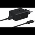 Samsung 50W travel charger Duo 3A, 2 x USB-C with USB-C cable - Black