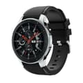 Silicone Watch Strap Twill Texture for Samsung Galaxy Watch 46 mm - Black