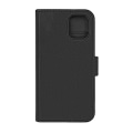 Miniatyrbild 2 av 3: Flip Stand Läderfodral för iPhone 12/12 Pro Hög kvalité - Svart