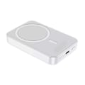Miniatyrbild 4 av 6: Powerbank Magnetisk med Trådlös Laddning 10000 mAh - Vit