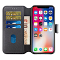 Miniatyrbild 2 av 5: iPhone 15 Pro Max Plånboksfodral Läder Rvelon - Svart