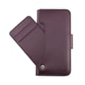 iPhone X/XS Plånboksfodral Extra Kortfack Rvelon - Mörklila