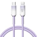 SiGN Dynamic Series USB-C to Lightning Cable 2.4A, 1m - Purple