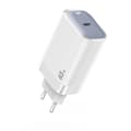 SiGN 65W Charger, USB-C PD, Fast Charging, MacBook Air, iPhone etc. - White