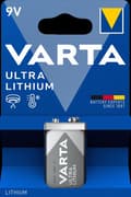 VARTA Ultra Lithium 9V battery
