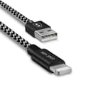 SiGN Skin Lightning Cable 2.4A, 3m - Black/White