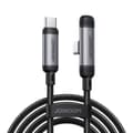 Joyroom USB-C to USB-C angled fast charging cable 60W, 1.2m - Black