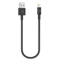 SiGN USB cable with Lightning 2.4A, for iPhone & iPad, 25cm - Black