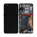 Miniatyrbild 1 av 7: Huawei P40 Skärm med LCD Display + Batteri Original - Svart