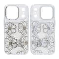 Skal Magsafe till iPhone 17 Pro Max/18 Pro Max - Transparent med blommor