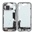 Middle frame with small parts for iPhone 15 - Blue OEM