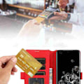 Miniatyrbild 7 av 7: Samsung Galaxy S20 Ultra 5G Plånboksfodral med Stativ - Rosa