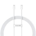 Baseus USB-C to USB-C cable 30W, 2m - White