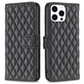 Padded iPhone 14 Pro wallet cover - Black