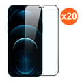 Screen Protector iPhone 12 Pro Max - 3D Tempered Glass Black RV no frame 20 pcs bulk