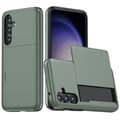 Samsung Galaxy S25 Plus Case with Card Holder - Green