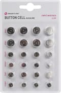 Knappceller Mix Smartline 24-pack Alkaline (LR41/LR43/LR44/LR621/LR626/LR754)