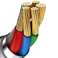 Miniatyrbild 3 av 5: Baseus Cafule USB-C till USB-C, QC 3.0, USB-C PD, 3A 2 m - Röd