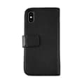 iPhone X/XS Plånboksfodral Läder Rvelon - Svart