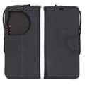 Flip Stand Leather Wallet Case For OnePlus 12 5G Black