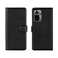 Miniatyrbild 1 av 5: Xiaomi Redmi Note 10/10S Plånboksfodral med Stativ - Svart