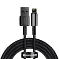 Baseus Tungsten Gold USB-A to Lightning 2.4A, 2m - Black