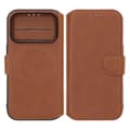 Rvelon Wallet Case for iPhone 17 Pro - Brown