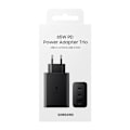 Miniatyrbild 4 av 4: Samsung Trio Laddare 65W 2xUSB-C 1xUSB-A - Svart