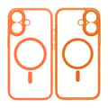 Skal för iPhone 17 med MagSafe & Kameraskydd med Orange