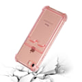 Miniatyrbild 4 av 5: iPhone 7/8/SE (2020/2022) Stöttåligt Skal med Korthållare - Rosa