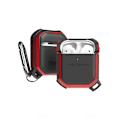 Miniatyrbild 1 av 4: Stöttåligt Skal AirPods 1/2 med Karbinhake - Röd