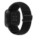 Adjustable Fitbit Versa 3/Versa Sense watch strap - Black