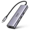 UGREEN 7-in-1 USB-C Adapter to USB-A/HDMI/SD/TF/PD/Ethernet RJ45