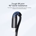 Miniatyrbild 6 av 6: SiGN 3-in-1 Kabel Lightning, USB-C, Micro-USB, 3A, 1.2m - Svart