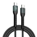 SiGN Cafule USB-C to USB-C, QC 3.0, USB-C PD, 3A, 60W, 2m - Grey/Black