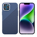 Miniatyrbild 1 av 6: Kolfiber Skal iPhone 12 Pro Max - Blå & Grå