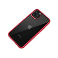 Stöttåligt Mobilskal iPhone 11 Pro Max - Röd/Transparent