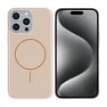 iPhone 15 Pro Max Skal MagSafe, Blankt Enfärgat - Guld