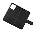 Miniatyrbild 3 av 6: iPhone 11 Pro Plånboksfodral Läder Rvelon - Svart