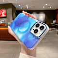 Miniatyrbild 4 av 5: iPhone 14 Pro Max MagSafe Mobilskal - Blå Abstrakt