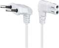Goobay Connection Cable, Angled - White
