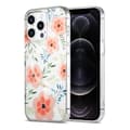 iPhone 12 Pro Max Mobilskal MagSafe - Blommor Rosa
